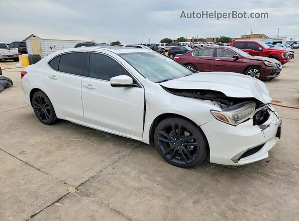 19UUB2F49LA001018 2020 ACURA TLX White Delantero derecho