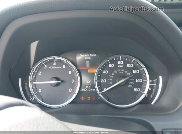 19UUB2F51HA006519 2017 ACURA TLX White Вид задніх сидінь