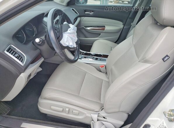 19UUB2F52HA002608 2017 ACURA TLX White Սալոնի դիմացի տեսք