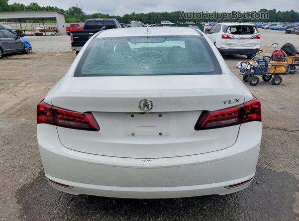 19UUB2F52HA002608 2017 ACURA TLX White Հետևի տեսք