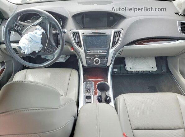 19UUB2F52HA002608 2017 ACURA TLX White Առջևի վահանակի տեսք