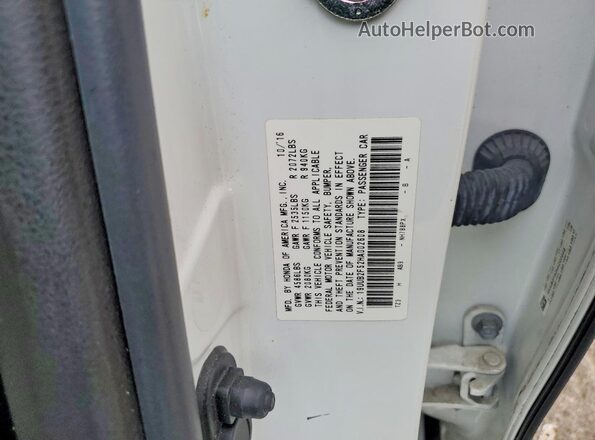 19UUB2F52HA002608 2017 ACURA TLX White Շարժիչի բաժամունքի տեսք