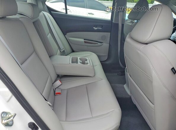 19UUB2F52HA002608 2017 ACURA TLX White Հետևի նստատեղերի տեսք