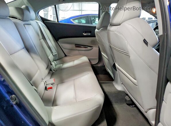 19UUB2F53GA011297 2016 ACURA TLX Blue Rear seats view