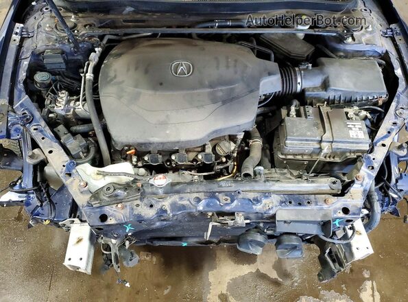 19UUB2F53GA011297 2016 ACURA TLX Blue Rear interior view