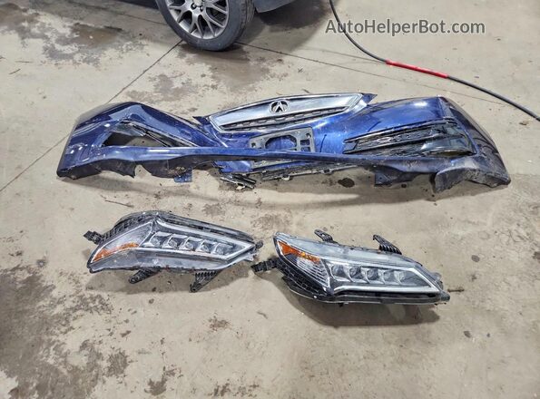 19UUB2F53GA011297 2016 ACURA TLX Blue Engine compartment view