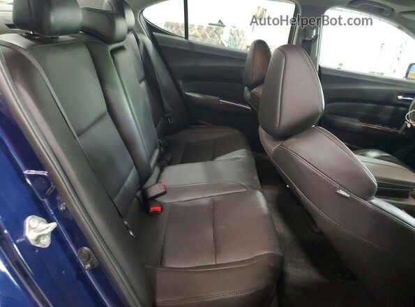 19UUB2F53HA004707 2017 ACURA TLX Blue Widok tylnych siedzeń