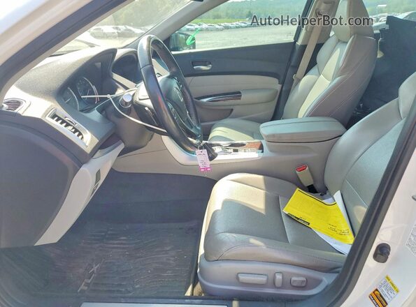 19UUB2F54GA010028 2016 ACURA TLX White Вид салону спереду