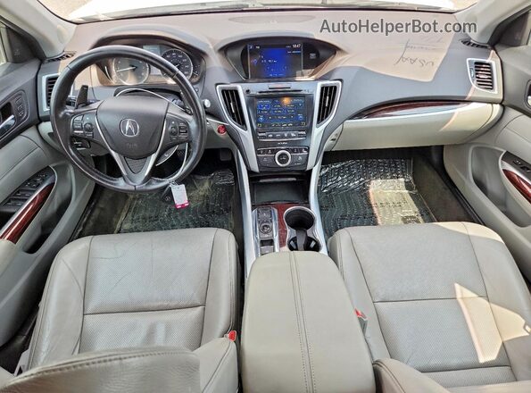 19UUB2F55HA000903 2017 ACURA TLX White Dashboard view