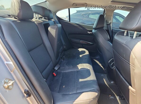 19UUB2F55HA002778 2017 ACURA TLX Silver უკანა სავარძლების ხედი
