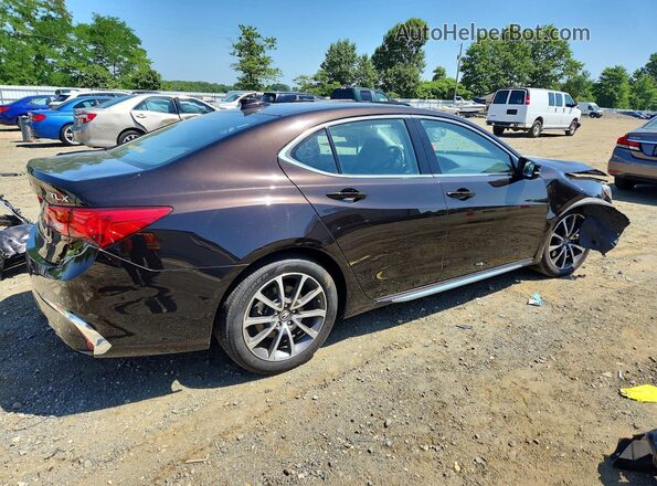 19UUB2F56JA002925 2018 ACURA TLX Коричневый Задняя правая четверть
