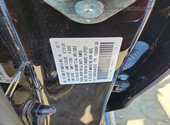 19UUB2F56JA002925 2018 ACURA TLX Коричневый Вид наклейки с VIN-кодом