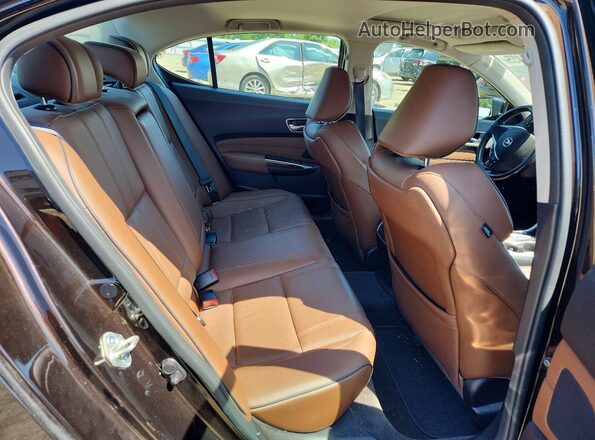 19UUB2F56JA002925 2018 ACURA TLX Коричневый Вид задних сидений