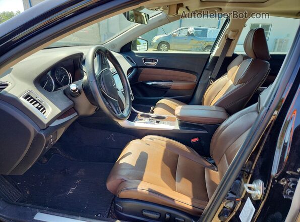 19UUB2F56JA002925 2018 ACURA TLX Коричневый Вид салона спереди