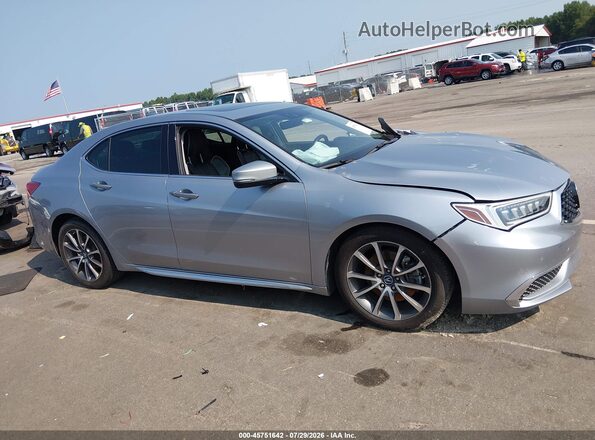 19UUB2F56JA006893 2018 ACURA TLX Silver Вид задньої частини салону
