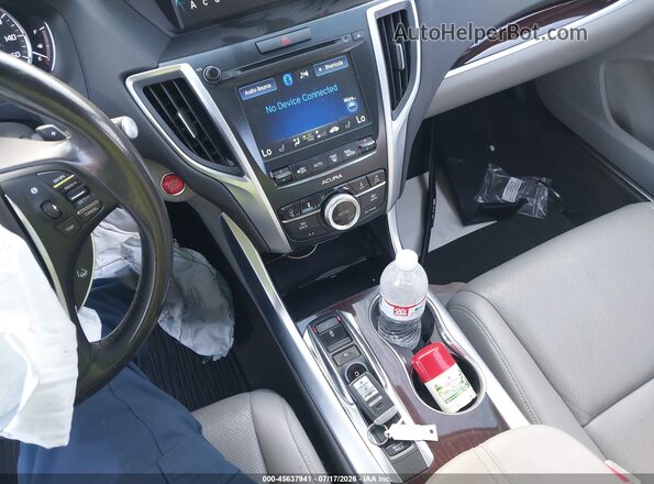 19UUB2F58GA002000 2016 ACURA TLX Серебряный Вид панели приборов