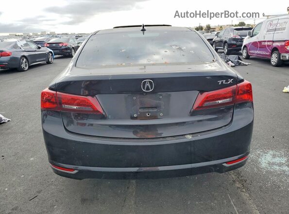 19UUB2F58GA011344 2016 ACURA TLX Black უკანა ხედი