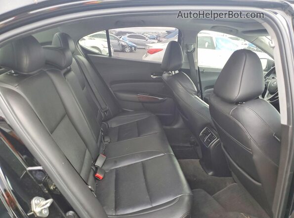 19UUB2F58GA011344 2016 ACURA TLX Black უკანა სავარძლების ხედი