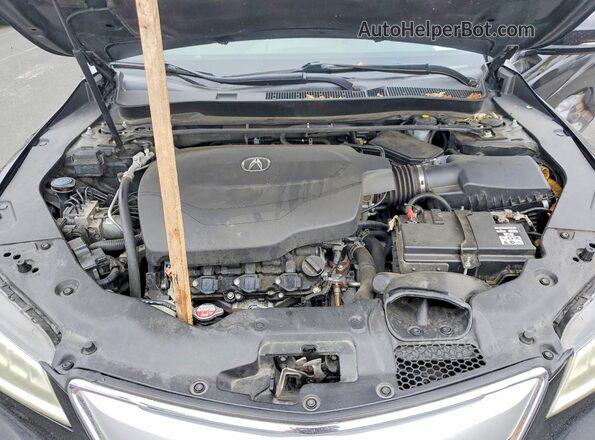 19UUB2F58GA011344 2016 ACURA TLX Black უკანა სალონის ხედი