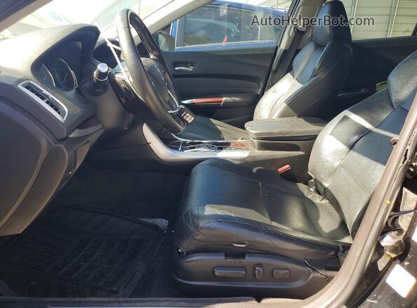 19UUB2F58GA011344 2016 ACURA TLX Black წინა სალონის ხედი
