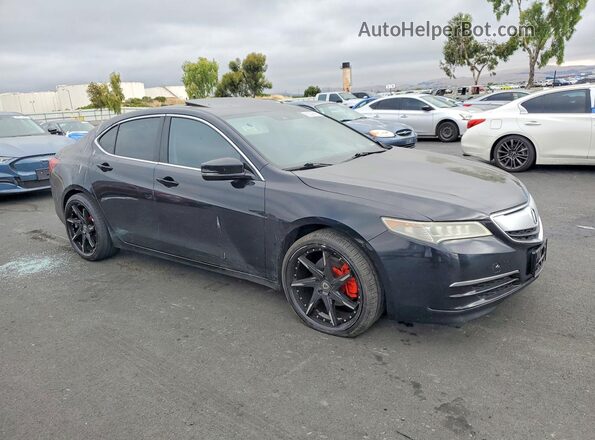 19UUB2F58GA011344 2016 ACURA TLX Black წინა მარჯვენა