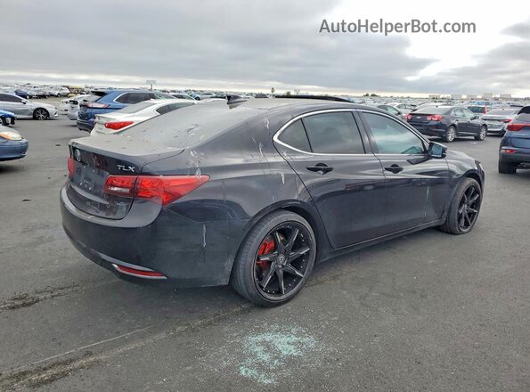 19UUB2F58GA011344 2016 ACURA TLX Black უკანა მარჯვენა