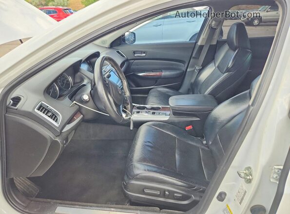 19UUB2F59GA000370 2016 ACURA TLX White Widok wnętrza z przodu