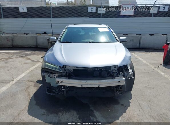 19UUB2F59GA004371 2016 ACURA TLX Silver Սալոնի հետևի տեսք