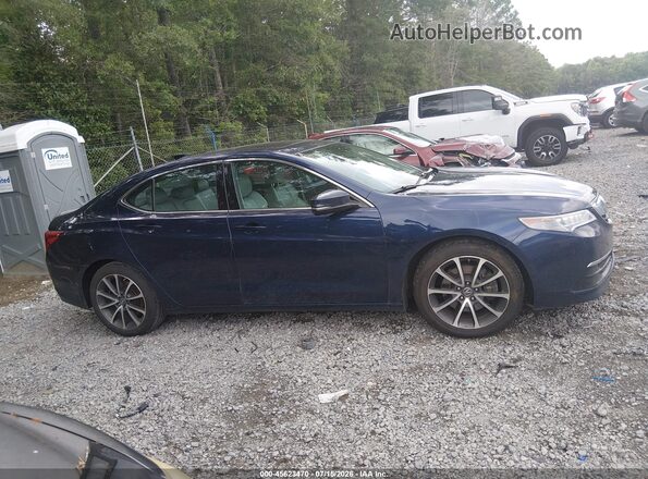19UUB2F59GA007254 2016 ACURA TLX Blue უკანა სალონის ხედი