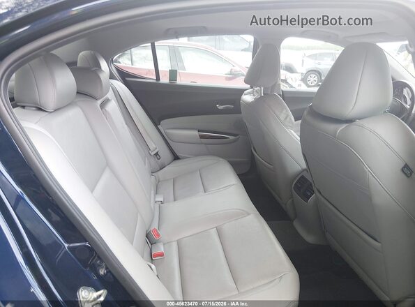 19UUB2F59GA007254 2016 ACURA TLX Blue VIN კოდის სტიკერის ხედი
