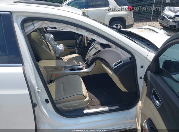 19UUB2F59JA009559 2018 ACURA TLX White წინა სალონის ხედი