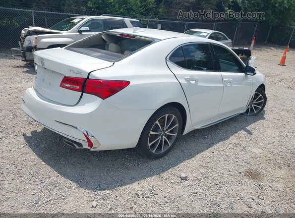 19UUB2F59JA009559 2018 ACURA TLX White უკანა მარჯვენა