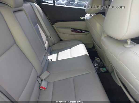 19UUB2F5XHA001268 2017 ACURA TLX Silver Widok naklejki z numerem VIN