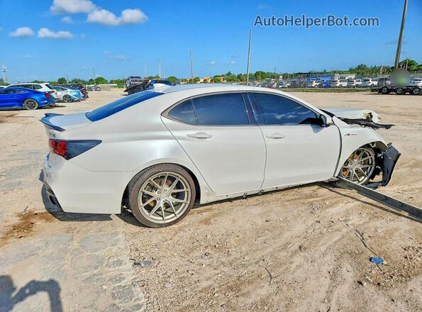19UUB2F61KA007167 2019 ACURA TLX White Tył prawy