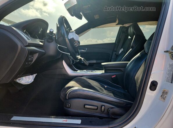 19UUB2F61KA007167 2019 ACURA TLX White Widok wnętrza z przodu