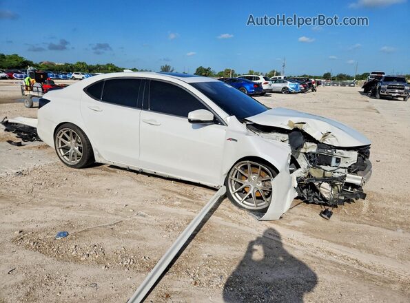 19UUB2F61KA007167 2019 ACURA TLX White Przód prawy