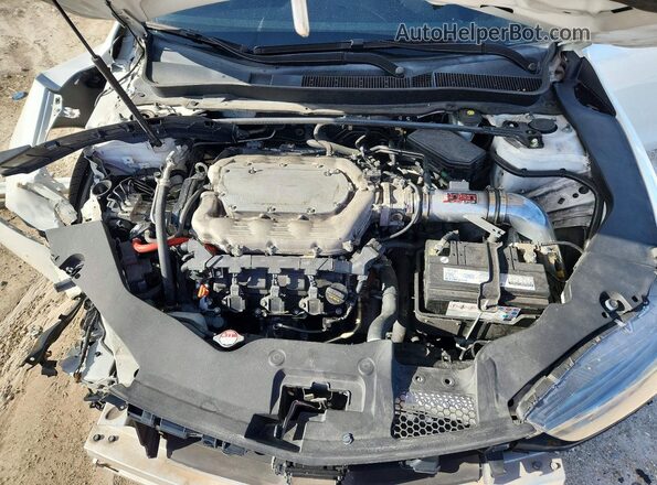 19UUB2F61KA007167 2019 ACURA TLX White Widok wnętrza z tyłu