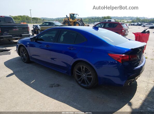 19UUB2F62JA012957 2018 ACURA TLX Blue Trasero izquierdo