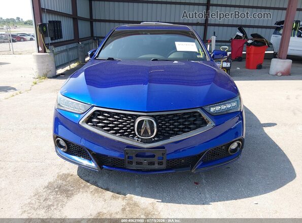 19UUB2F62JA012957 2018 ACURA TLX Blue Vista interior trasera