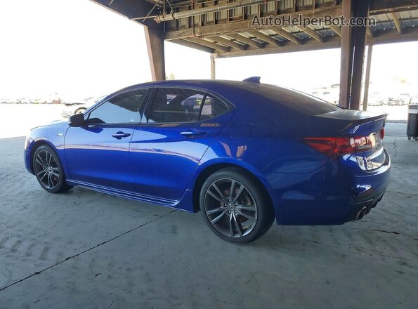 19UUB2F63JA010764 2018 ACURA TLX Blue უკანა მარცხენა