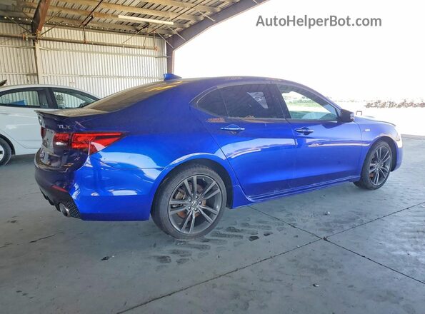 19UUB2F63JA010764 2018 ACURA TLX Blue უკანა მარჯვენა