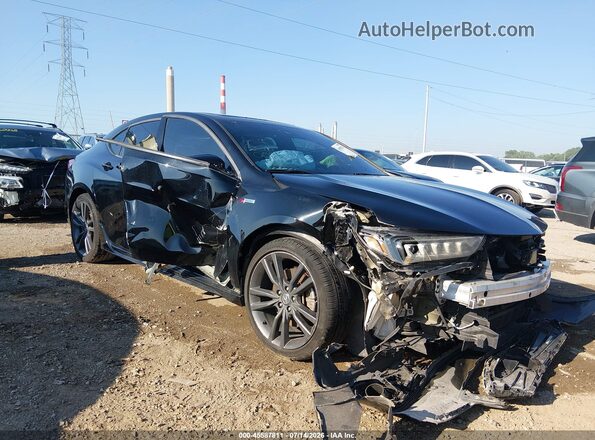 19UUB2F65KA000447 2019 ACURA TLX Black წინა ხედი
