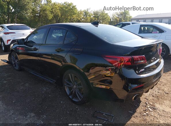 19UUB2F65KA000447 2019 ACURA TLX Black უკანა მარცხენა