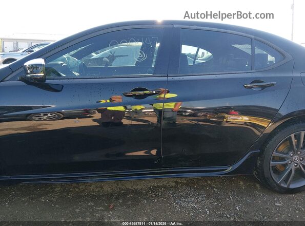 19UUB2F65KA000447 2019 ACURA TLX Black უკანა სალონის ხედი