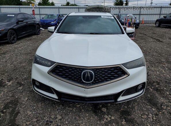 19UUB2F67JA009018 2018 ACURA TLX White წინა ხედი