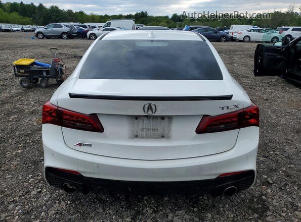 19UUB2F67JA009018 2018 ACURA TLX White უკანა ხედი