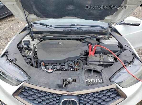 19UUB2F67JA009018 2018 ACURA TLX White უკანა სალონის ხედი