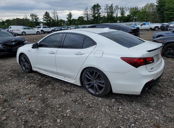 19UUB2F67JA009018 2018 ACURA TLX White უკანა მარცხენა