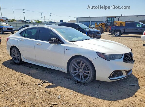 19UUB2F67LA004954 2020 ACURA TLX White Delantero derecho