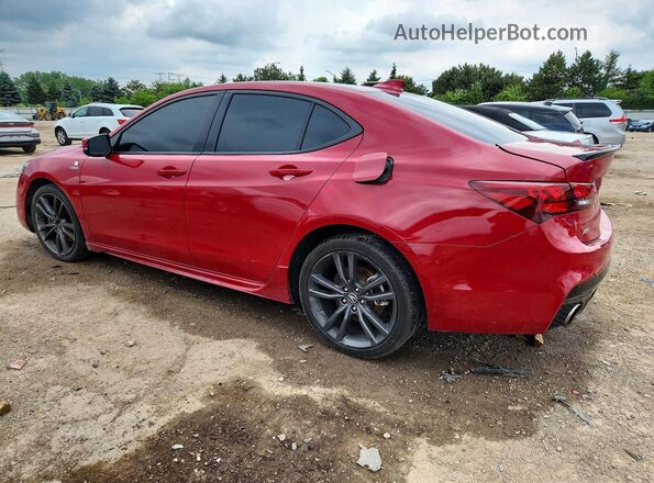 19UUB2F68JA001025 2018 ACURA TLX Red Trasero izquierdo